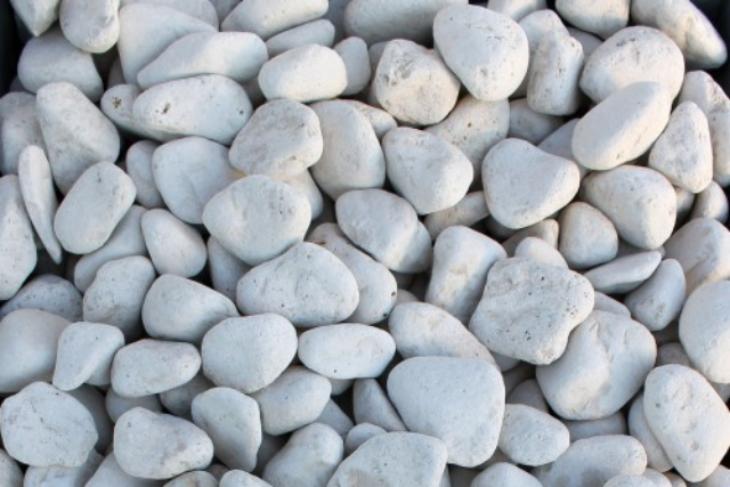 Белая галька галтовка (20-40 мм.)  купить в Туле от производителя, без посредников