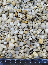 Галька крымская жемчужная фр. 5-10 мм.  купить в Туле фото Камень Клуб