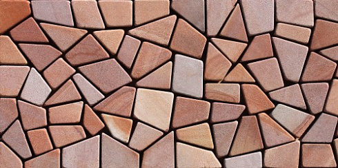 Kamenclub.ru: Песчаник брусчатка (Готика) art PSK-L-01  купить в Туле    2600 руб/кв.м    фото КАМЕНЬ КЛУБ