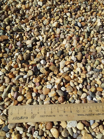 Kamenclub.ru: Галька окат (серо-желтая) фр.5-10 мм. купить  в Туле галька речная рыжий, желтый, рыжий, серо-желтый речная окатанная галька декоративная 5000 руб/т   фото КАМЕНЬ КЛУБ