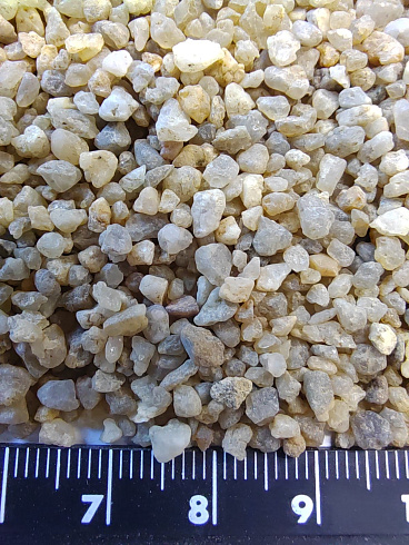 Кварцевый песок для водоподготовки фр. 1,6-3 мм.  купить в Туле фото Камень Клуб