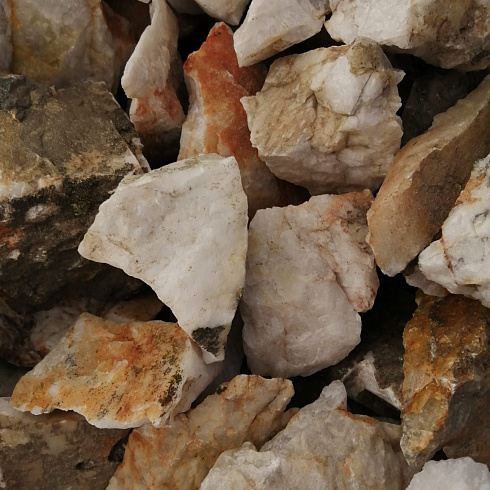 фото Кварц ( фр. 70-100 мм)  купить в Туле в интернет-портале КАМЕНЬ КЛУБ