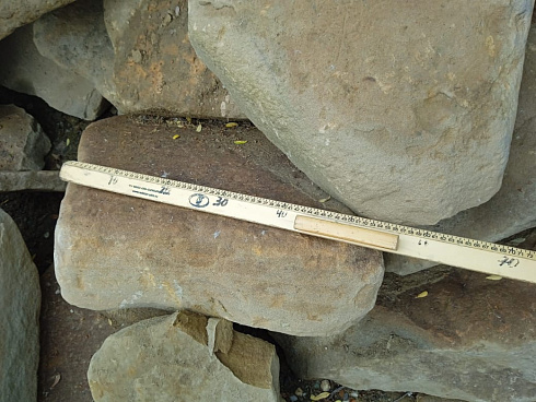 Kamenclub.ru: Песчаник для мощения дорожек, площадок, парковок ( фр 5-10 см)  купить в Туле песчаник  серый желтый коричневый рыжий песчаник оголтованный окатанный 6500 руб/т   фото КАМЕНЬ КЛУБ