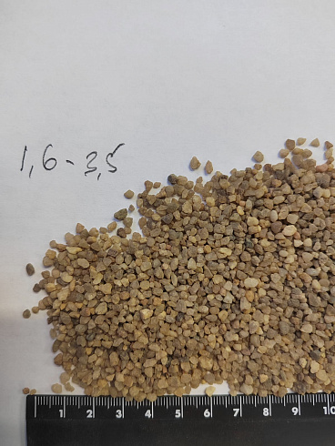 Кварцевый песок для водоподготовки фр. 1,6-3 мм.  купить в Туле фото Камень Клуб