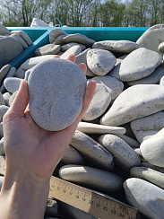 Галька черноморская фр. 100-150 мм.  купить в Туле фото Камень Клуб