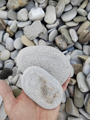 Галька черноморская фр. 50-100 мм.  купить в Туле фото Камень Клуб