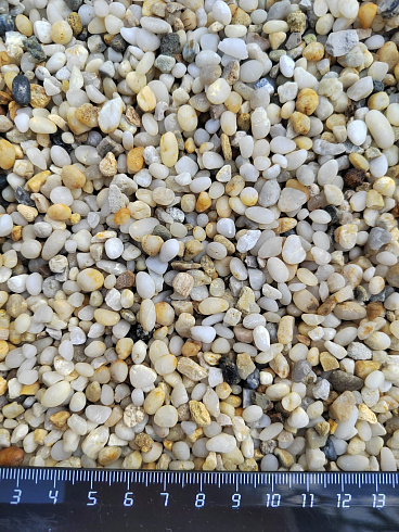 фото Галька крымская жемчужная фр. 3-5 мм. купить в Туле  в интернет-портале КАМЕНЬ КЛУБ