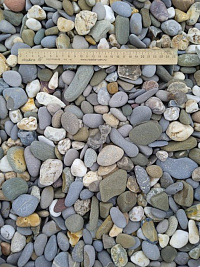 Галька Крымский берег МИКС фр. 20-40 мм.  купить в Туле фото Камень Клуб