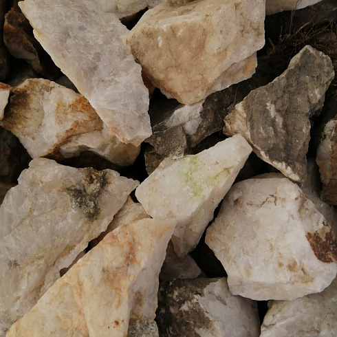 фото Кварц ( фр. 70-100 мм)  купить в Туле в интернет-портале КАМЕНЬ КЛУБ