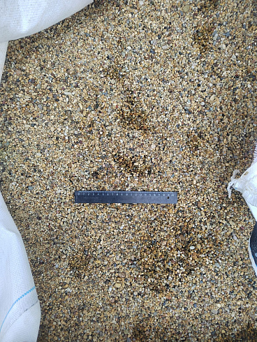 Галька речная окат (рыжая) фр.3-5 мм купить в Туле 