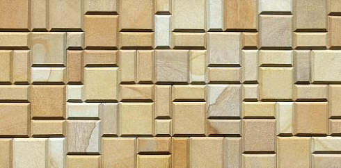 Kamenclub.ru: Песчаник (Римская кладка) art PSG-L-02  купить в Туле    3750 руб/кв.м   фото КАМЕНЬ КЛУБ