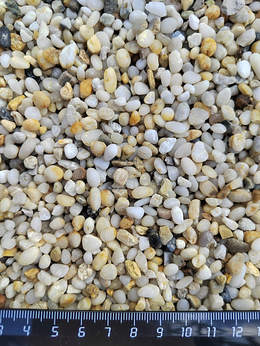 фото Галька крымская жемчужная фр. 3-5 мм. купить в Туле  в интернет-портале КАМЕНЬ КЛУБ