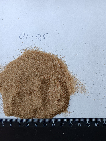 Кварцевый песок для площадок фр. 0,1-0,5 мм.  купить в Туле фото Камень Клуб