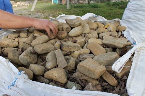 Kamenclub.ru: Песчаник брусчатка  купить в Туле    5 500 руб/т   фото КАМЕНЬ КЛУБ