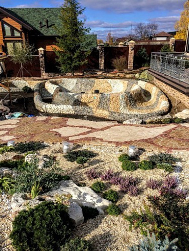 Kamenclub.ru: Песчаник брусчатка (Готика) art PSK-L-01  купить в Туле    2600 руб/кв.м    фото КАМЕНЬ КЛУБ