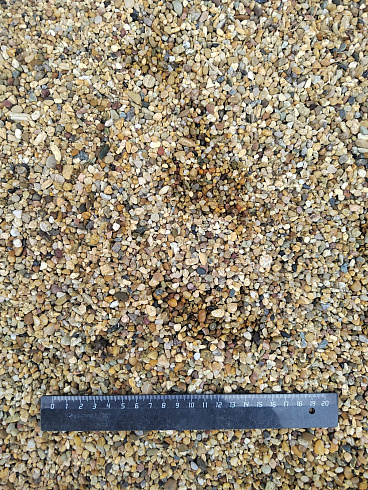 Галька речная окат (рыжая) фр.3-5 мм купить в Туле 