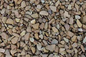 Kamenclub.ru: Щебень крошка желтый (песчаник) фр. 10-20 мм.  купить в Туле песчаник бежевый, серый, рыжий декоративный ландшафтный щебень колотый 9500 руб/т   фото КАМЕНЬ КЛУБ