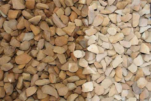 Kamenclub.ru: Щебень крошка желтый (песчаник) фр. 20-40 мм.  купить в Туле песчаник бежевый рыжий каменная крошка песчаника 9500 руб/т   фото КАМЕНЬ КЛУБ