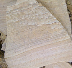 Kamenclub.ru: Песчаник пластушка желтый с рисунком (4-6 см)  купить в Туле плитняк пластушка желтый с рисунком песчаник 9 000 руб/м3   фото КАМЕНЬ КЛУБ