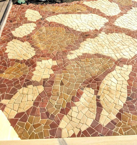 Kamenclub.ru: Песчаник брусчатка (Готика) art PSG-L-01  купить в Туле    2300 руб/кв.м   фото КАМЕНЬ КЛУБ