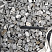 Kamenclub.ru: Щебень галтованный черный (мрамор) фр.40-70 мм.  купить в Туле мрамор черный с белыми прожилками, черный, белый щебень галтованный округлый 13500 руб/т   фото КАМЕНЬ КЛУБ