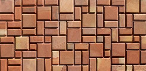 Kamenclub.ru: Песчаник (Римская кладка) art PSK-L-02  купить в Туле    3950  руб/кв.м   фото КАМЕНЬ КЛУБ