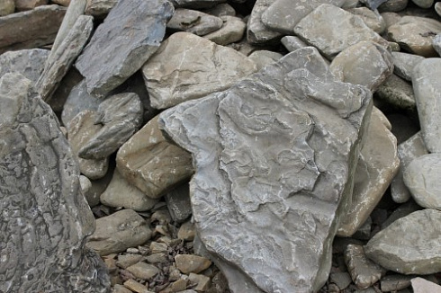 Kamenclub.ru: Песчаник декоративный ландшафтный (фр. 300-500 мм)  купить в Туле песчаник желтый рыжий серый зеленый валун речной окатанный природный песчаника 4 500 руб/т   фото КАМЕНЬ КЛУБ